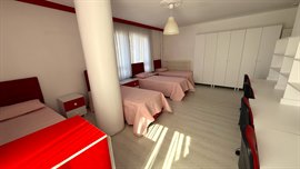 Alkn Kz renci Yurdu - Emek - 4 Kiilik Oda