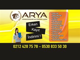 Arya Y�ksek ��renim K�z ��renci Yurdu