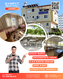Marifet Osmaniye Erkek ��renci Yurdu