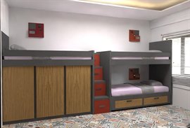 �zel Tuna Y�ksek��renim K�z Yurdu - �� Ki�ilik Oda