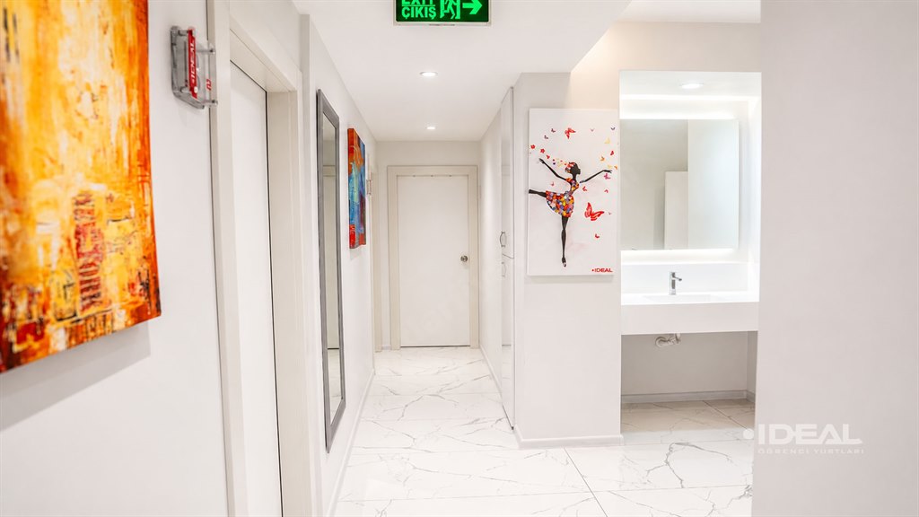 13.�UBE - �deal K�z ��renci Yurtlar� - Lavabo