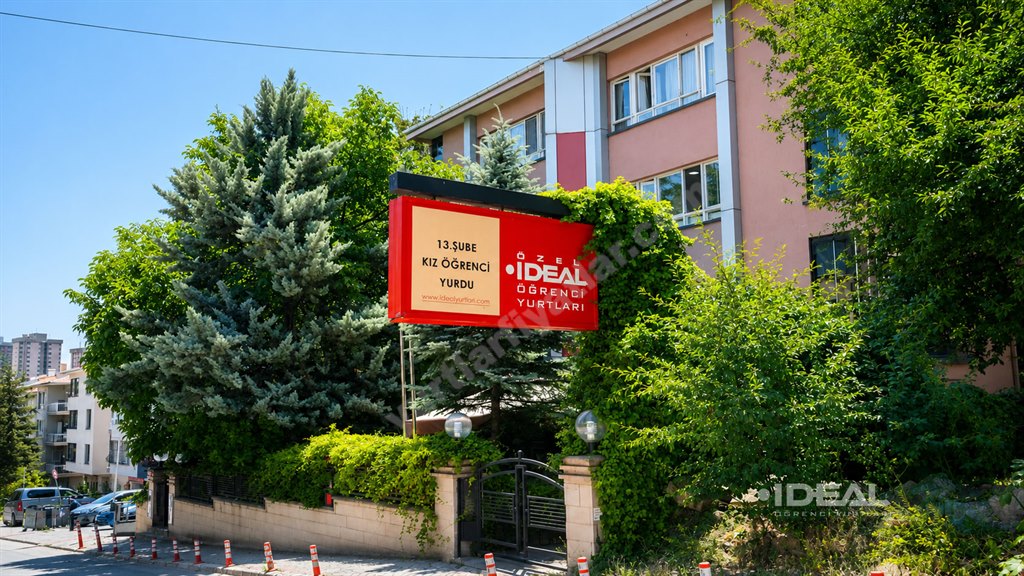 13.�UBE - �deal K�z ��renci Yurtlar� - D�� Cephe