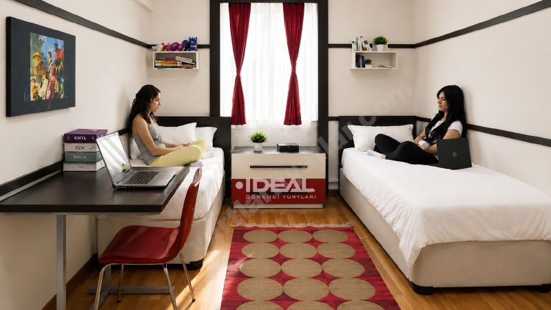 16. �UBE - �deal K�z ��renci Yurdu - 2 Ki�ilik Oda