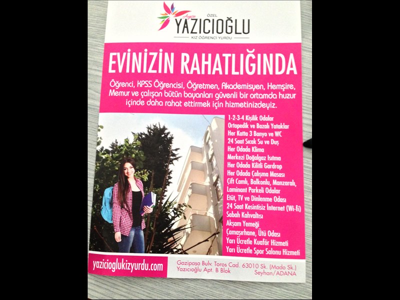 Yaz�c�o�lu K�z ��renci Yurdu