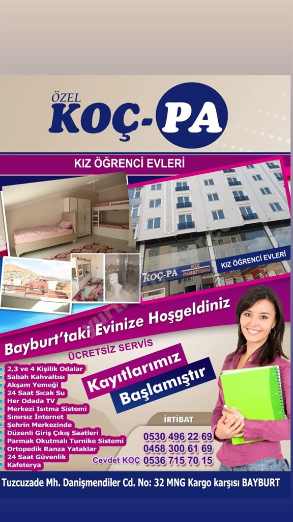 Ko�-Pa K�z ��renci Pansiyonu