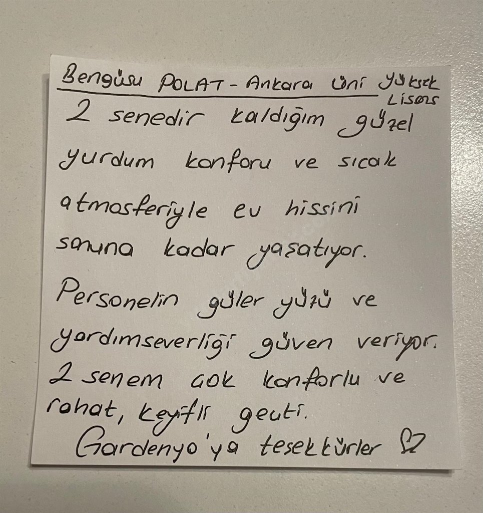 �zel Cebeci Gardenya K�z ��renci Yurdu