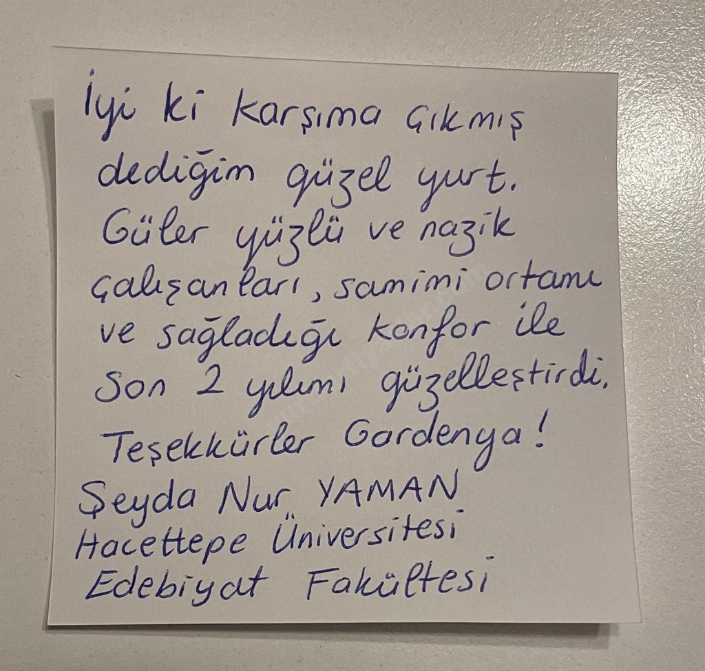 �zel Cebeci Gardenya K�z ��renci Yurdu