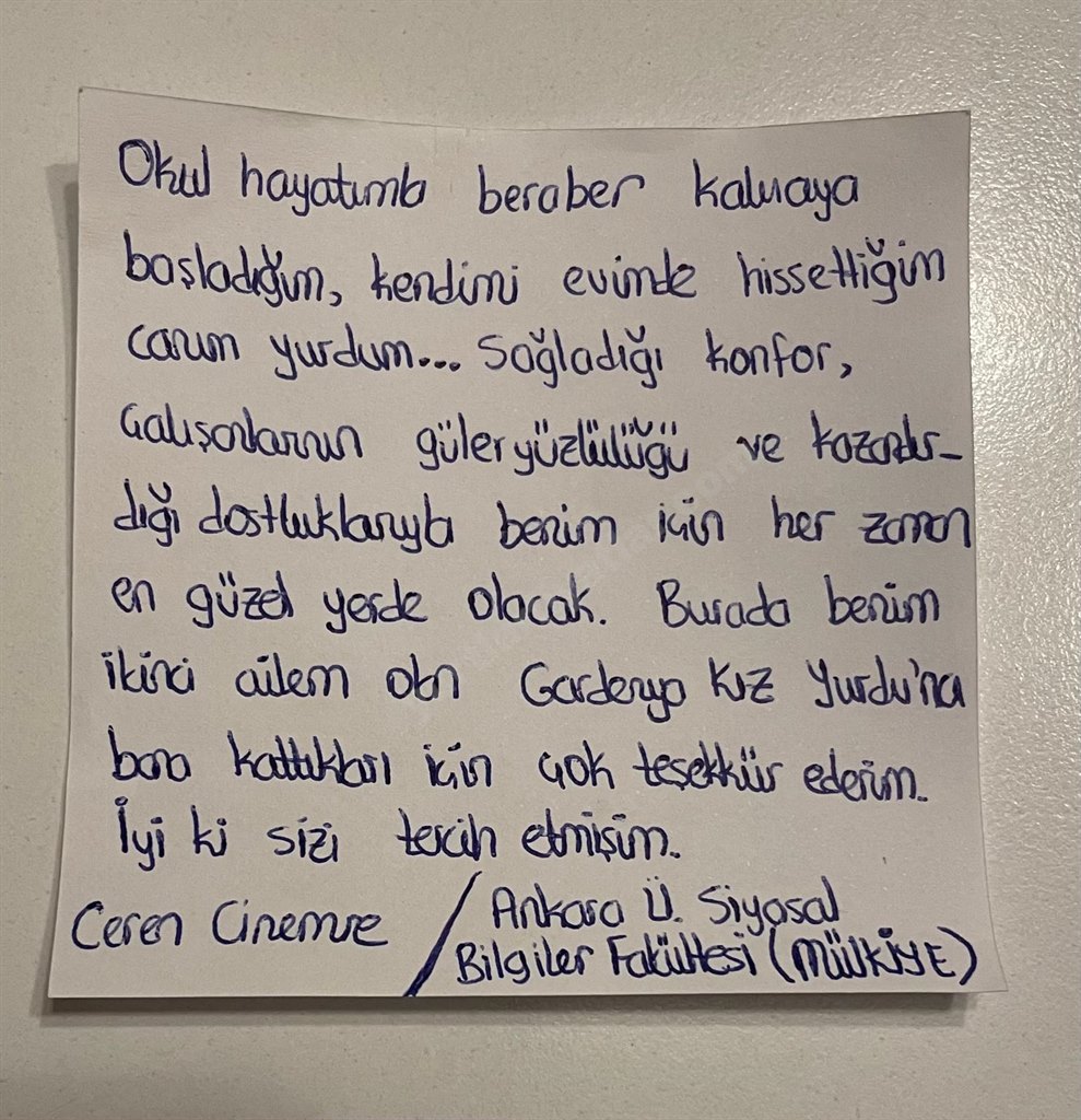 �zel Cebeci Gardenya K�z ��renci Yurdu