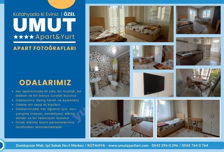 Umut Erkek ��renci Apart�