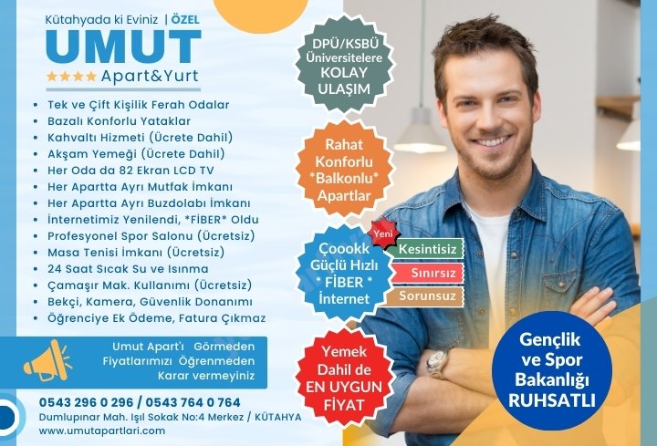 Umut Erkek ��renci Apart�