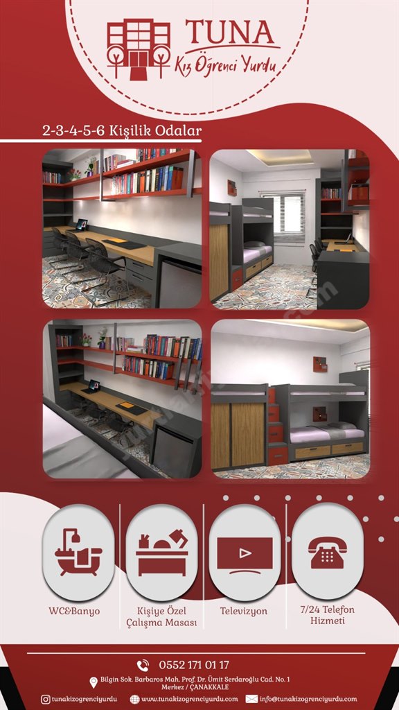 �anakkale Tuna K�z ��renci Yurdu