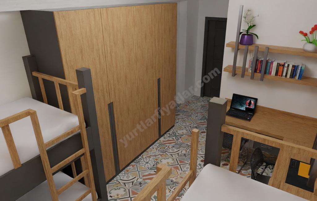 Tuna Y�ksek��renim K�z Yurdu - D�rt Ki�ilik Oda
