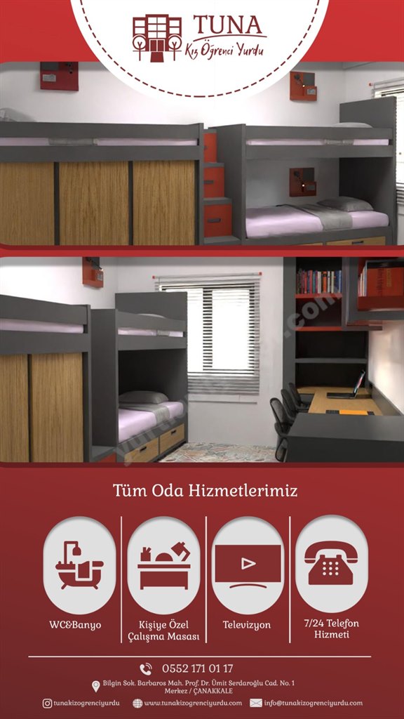 �anakkale Tuna K�z ��renci Yurdu