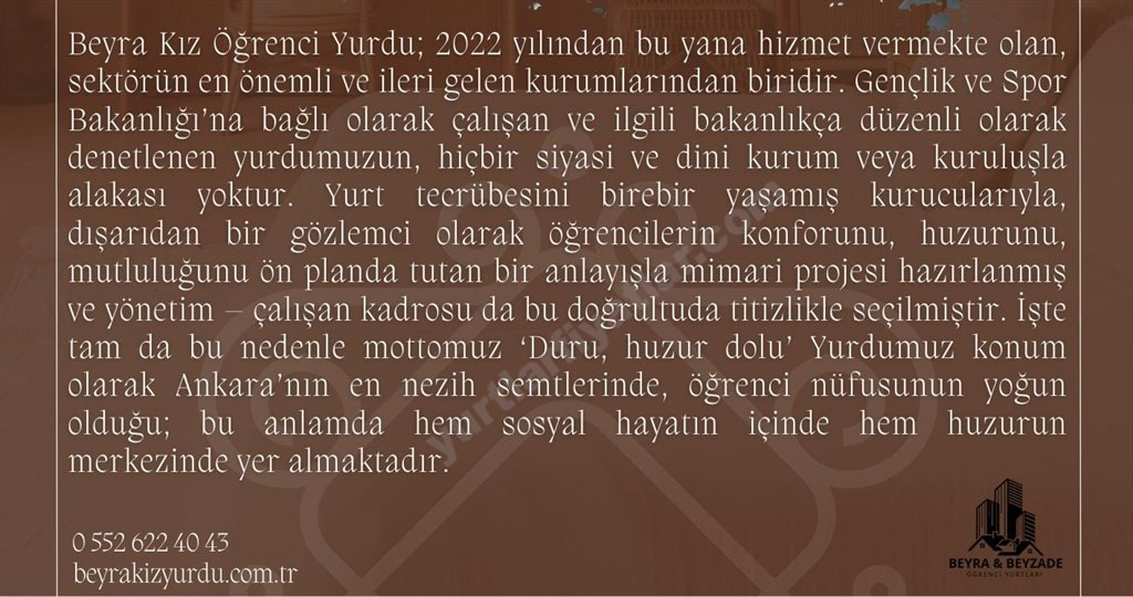 Beyra K�z Yurdu