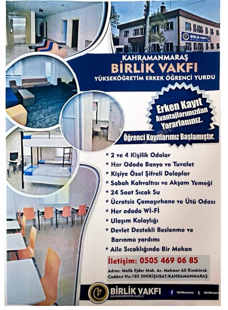 Birlik Vakf� Erkek ��renci Yurdu