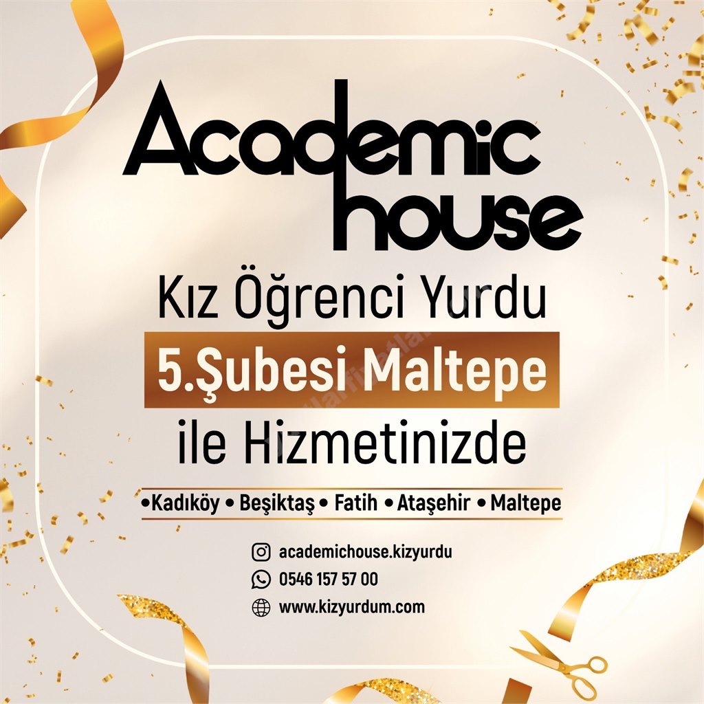 Academic House Maltepe �nci K�z ��renci Yurdu