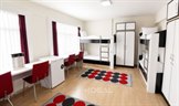 Ankara - �ankaya, 15.�UBE - �deal Erkek ��renci Yurdu - 4 Ki�ilik Oda