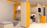 �stanbul - B�y�k�ekmece, K�y� K�z ��renci Yurdu (B�y�k�ekmece) - 4 Ki�ilik Oda