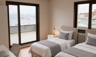 �stanbul - �sk�dar, Bilge Hatun K�z Konukevi - 2 Ki�ilik Oda