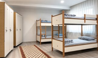 �stanbul - �sk�dar, Valide Sultan Erkek ��renci Yurdu - 4 Ki�ilik Oda