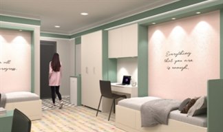 �stanbul - B�y�k�ekmece, K�y� K�z ��renci Yurdu (B�y�k�ekmece) - 3 Ki�ilik Oda