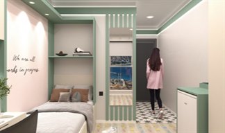 �stanbul - B�y�k�ekmece, �zel K�y� K�z ��renci Yurdu (B�y�k�ekmece) - 1 Ki�ilik Oda