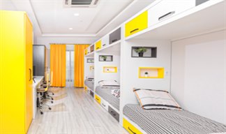 �zmir - Bornova, Birg�l Han�m K�z ��renci Apart� - 3 Ki�ilik Oda