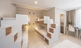 �stanbul - Pendik, Academic House �nci K�z Yurdu (Maltepe) - 4 Ki�ilik Ranzal� Oda 1.Tip