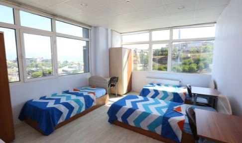 Kocaeli - �zmit, Ayy�ld�z Park Erkek ��renci Yurdu - 3 Ki�ilik Oda