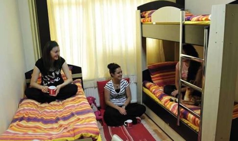 Konya - Meram, 8. �UBE - �deal K�z ��renci Yurdu - 3 Ki�ilik Oda