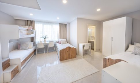 �stanbul - Maltepe, Academic House Maltepe �nci K�z ��renci Yurdu - 4 Ki�ilik Oda