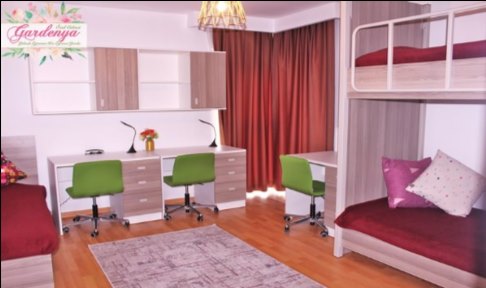 Ankara - �ankaya, �zel Cebeci Gardenya K�z ��renci Yurdu - 3 Ki�ilik Oda