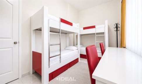 Konya - Meram, 10. �UBE - �deal Erkek ��renci Yurdu - 4 Ki�ilik Oda