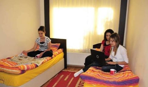 Konya - Meram, 8. �UBE - �deal K�z ��renci Yurdu - 2 Ki�ilik Oda