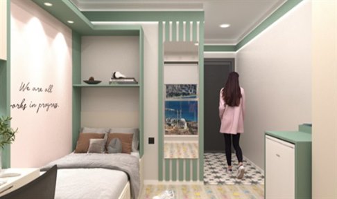 �stanbul - B�y�k�ekmece, Morev K�z ��renci Yurdu - 1 Ki�ilik Oda