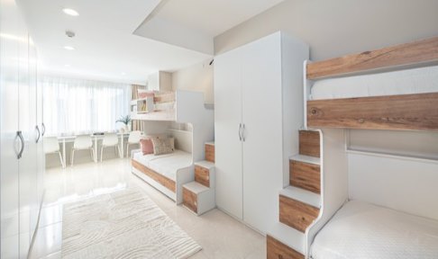 �stanbul - Kartal, Academic House �nci K�z Yurdu (Maltepe) - 4 Ki�ilik Ranzal� Oda 2.Tip