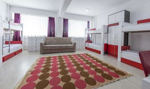 Konya - Meram, 4. �ube Konya �deal K�z ��renci Yurdu  - 6 Ki�ilik Oda