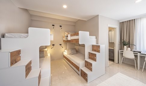 �stanbul - Kartal, Academic House �nci K�z Yurdu (Maltepe) - 4 Ki�ilik Ranzal� Oda 1.Tip