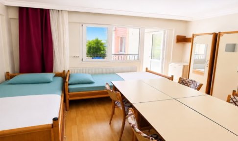 �zmir - Bornova, �zel Gelincik K�z ��renci Yurdu - 2 Ki�ilik Oda