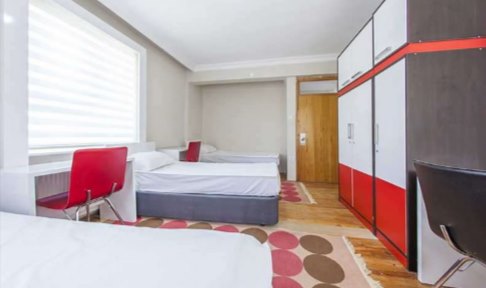 Konya - Sel�uklu, 25. �ube �deal Erkek ��renci Yurdu - 3 Ki�ilik Oda