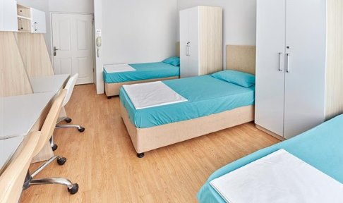�stanbul - Be�ikta�, Sabiha Han�m Be�ikta� Erkek ��renci Yurdu - 3 Ki�ilik Oda