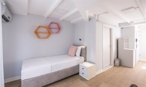 �stanbul - Beyo�lu, Santral K�z ��renci Yurdu - 1 Ki�ilik Oda
